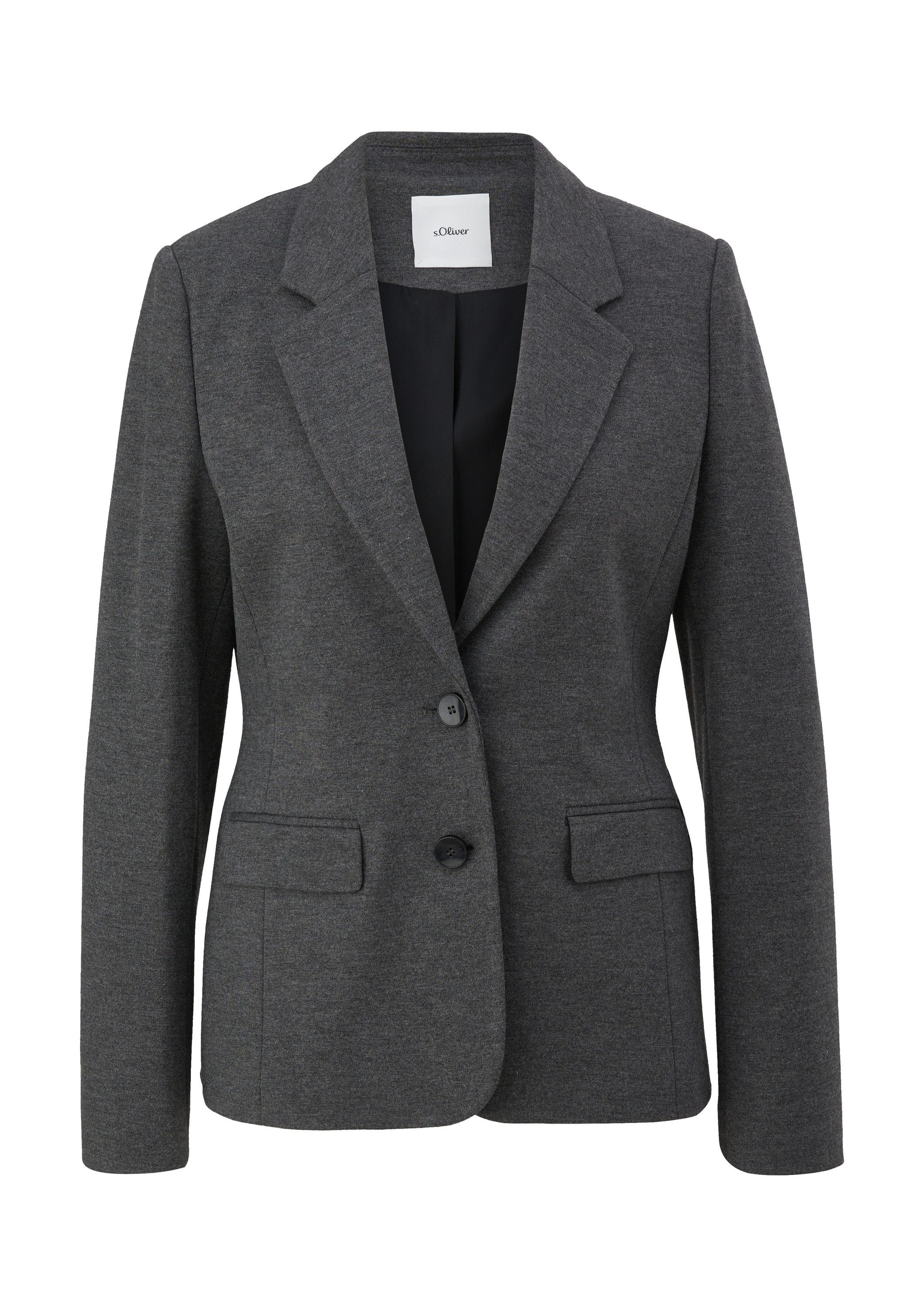 s.Oliver Jackenblazer Indoor-Blazer Blazer aus Viskosemix