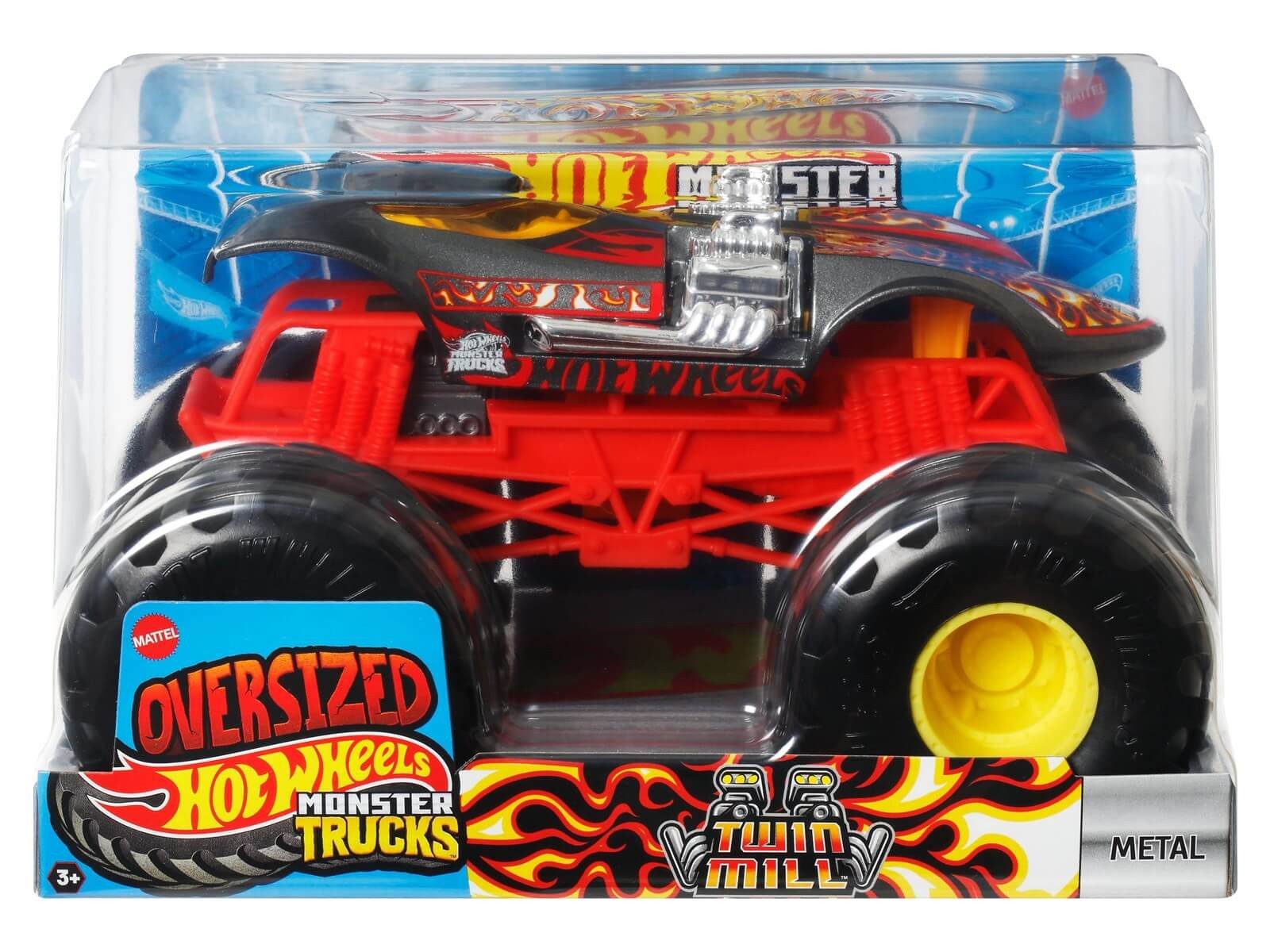 Mattel® Spielzeug-Monstertruck Mattel FYJ83; JDR14 - Hot Wheels Monster Truck 1:24 - Twin Mill