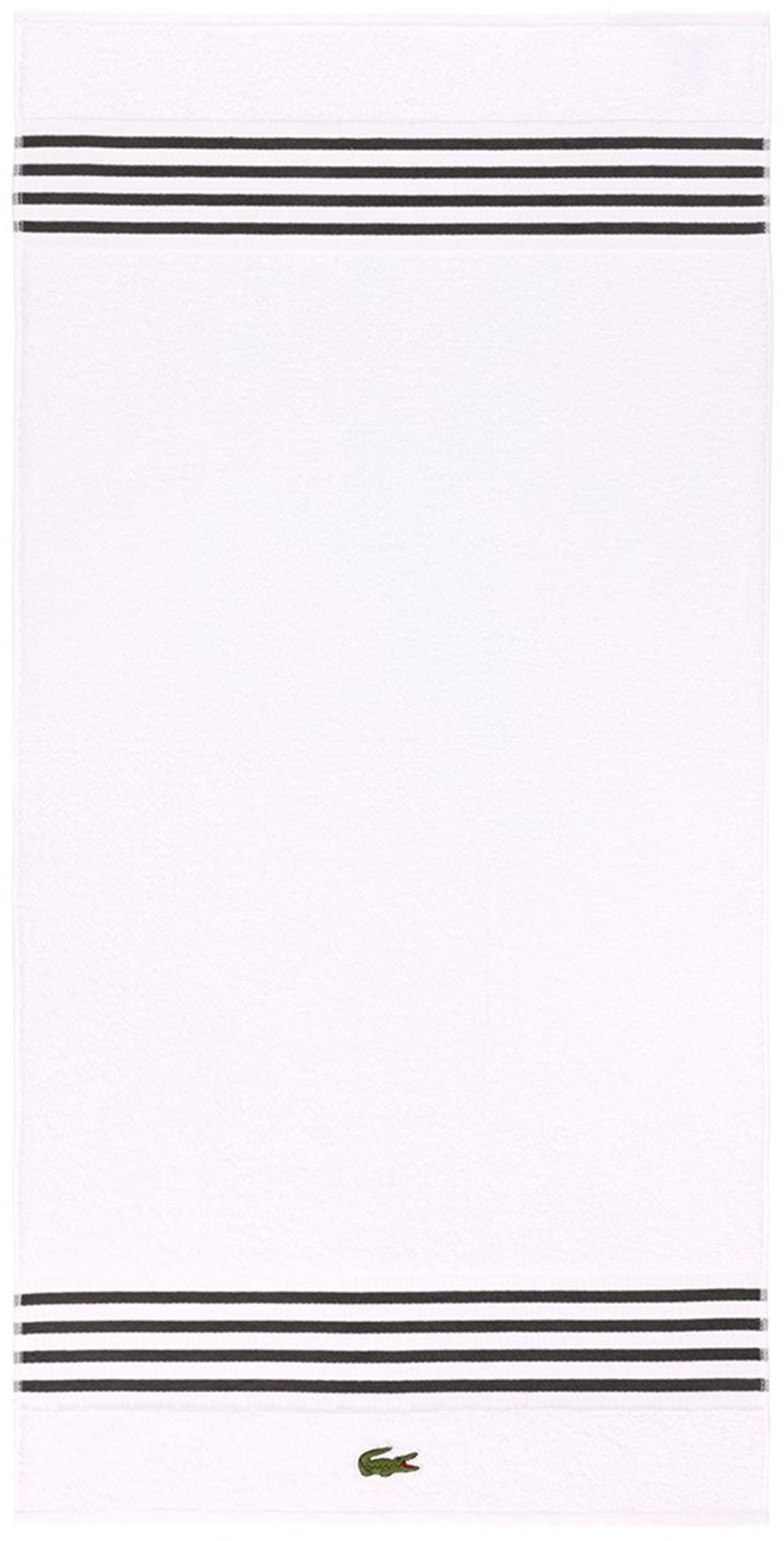 Lacoste Duschtuch LCOURTLI, Frottier (1-St), mit Label-Applikationen