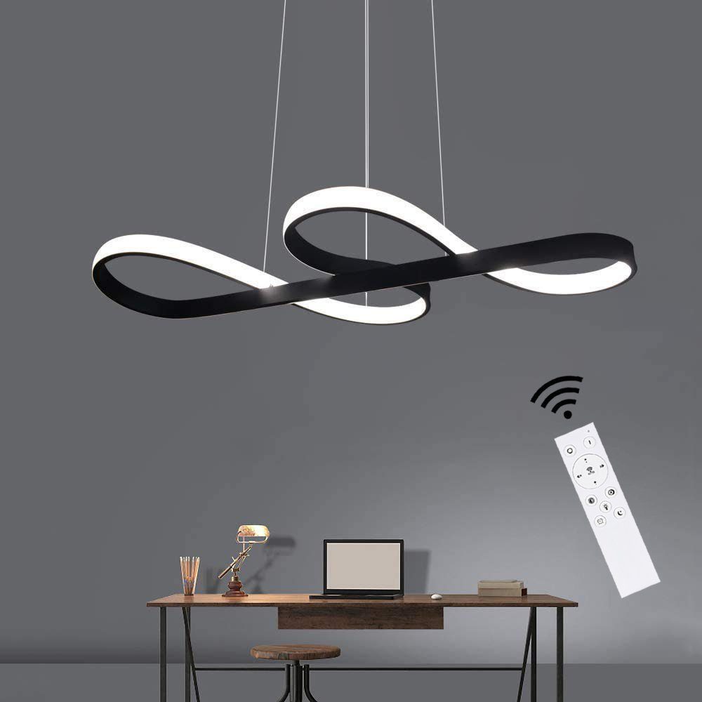 ZMH Pendelleuchte LED Esstisch Schwarz/Weiß Hängeleuchte günstig online kaufen