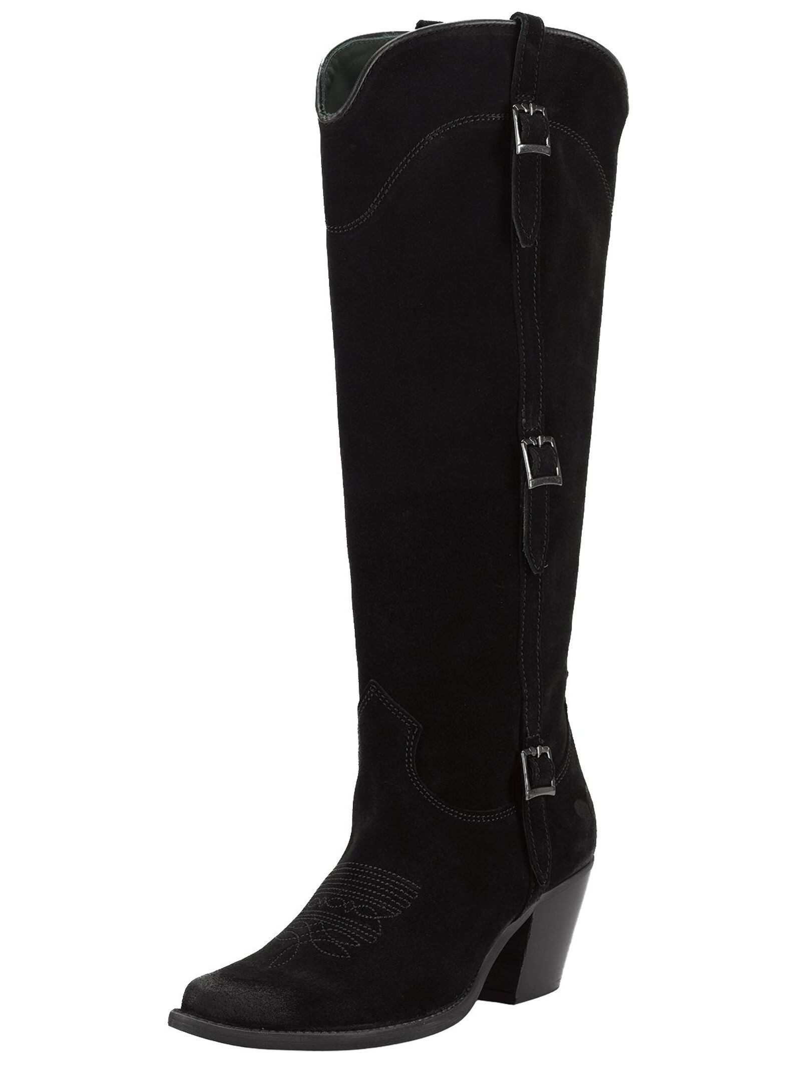 Felmini Stiefel Veloursleder . Bikerboots