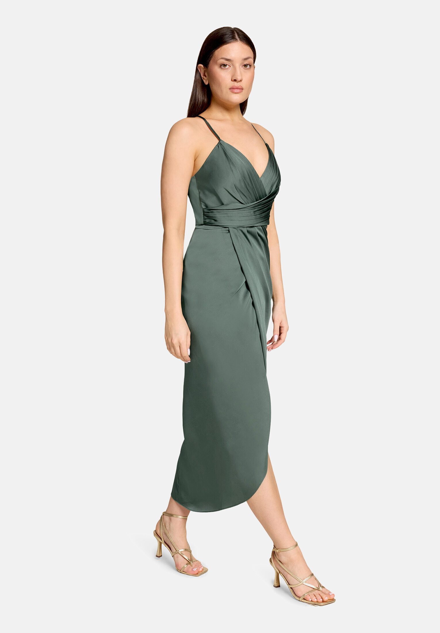 Vera Mont Abendkleid Damen mit Raffung Material