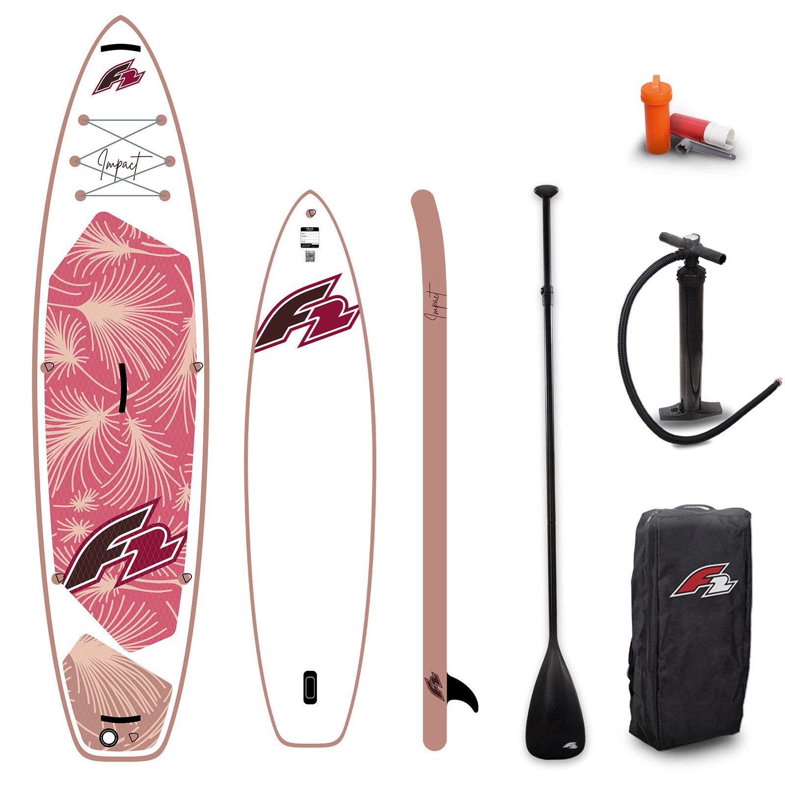 F2 SUP-Board F2 SUP Stand Up Paddle Board Impact 10'8'' Blau 2024, Stand up paddle board