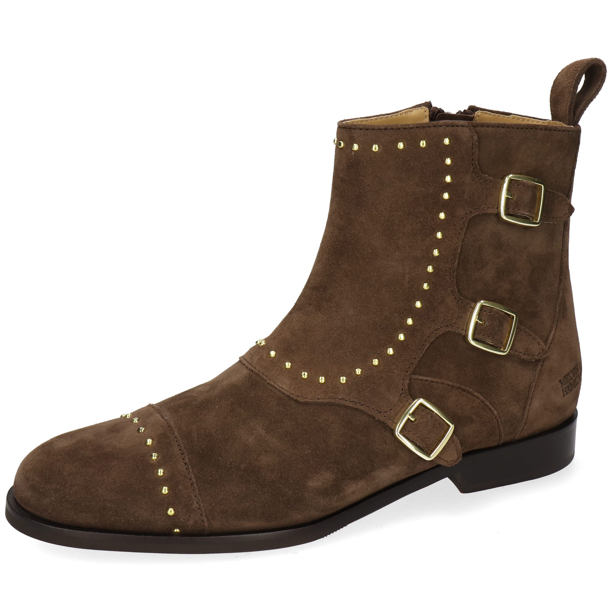 Melvin & Hamilton Susan 45 Leder-Stiefeletten für Damen Stiefelette Flache Absätze, Echtes Leder