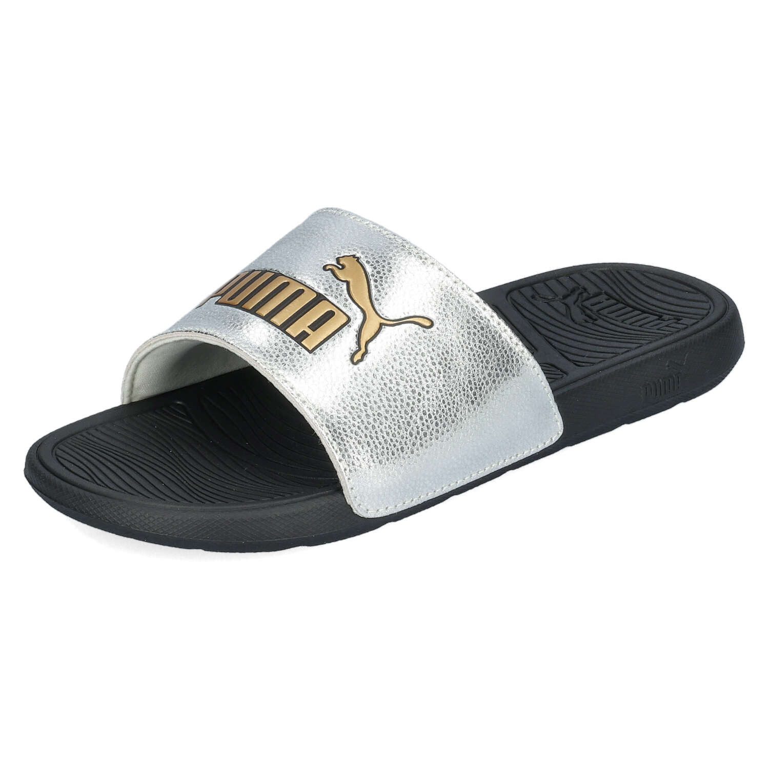 PUMA Puma Cool Cat 2.0 Metallic Shine Silver Gold Black Sandale günstig online kaufen