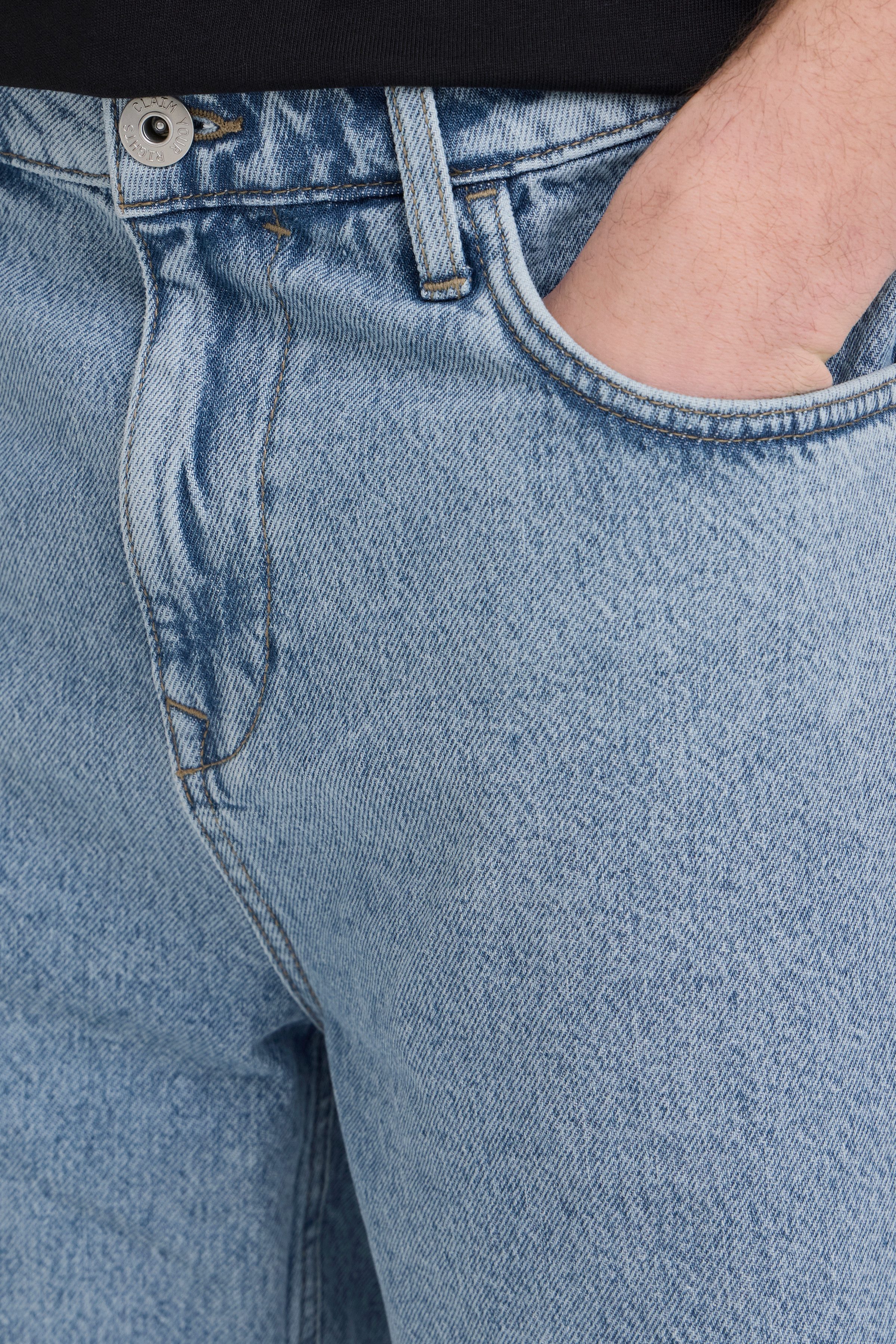 Blend Jeansbermudas BHBREEZE LOOSE DENIMSHORTS Loose Fit, knielange Schnittform, aus Baumwolle