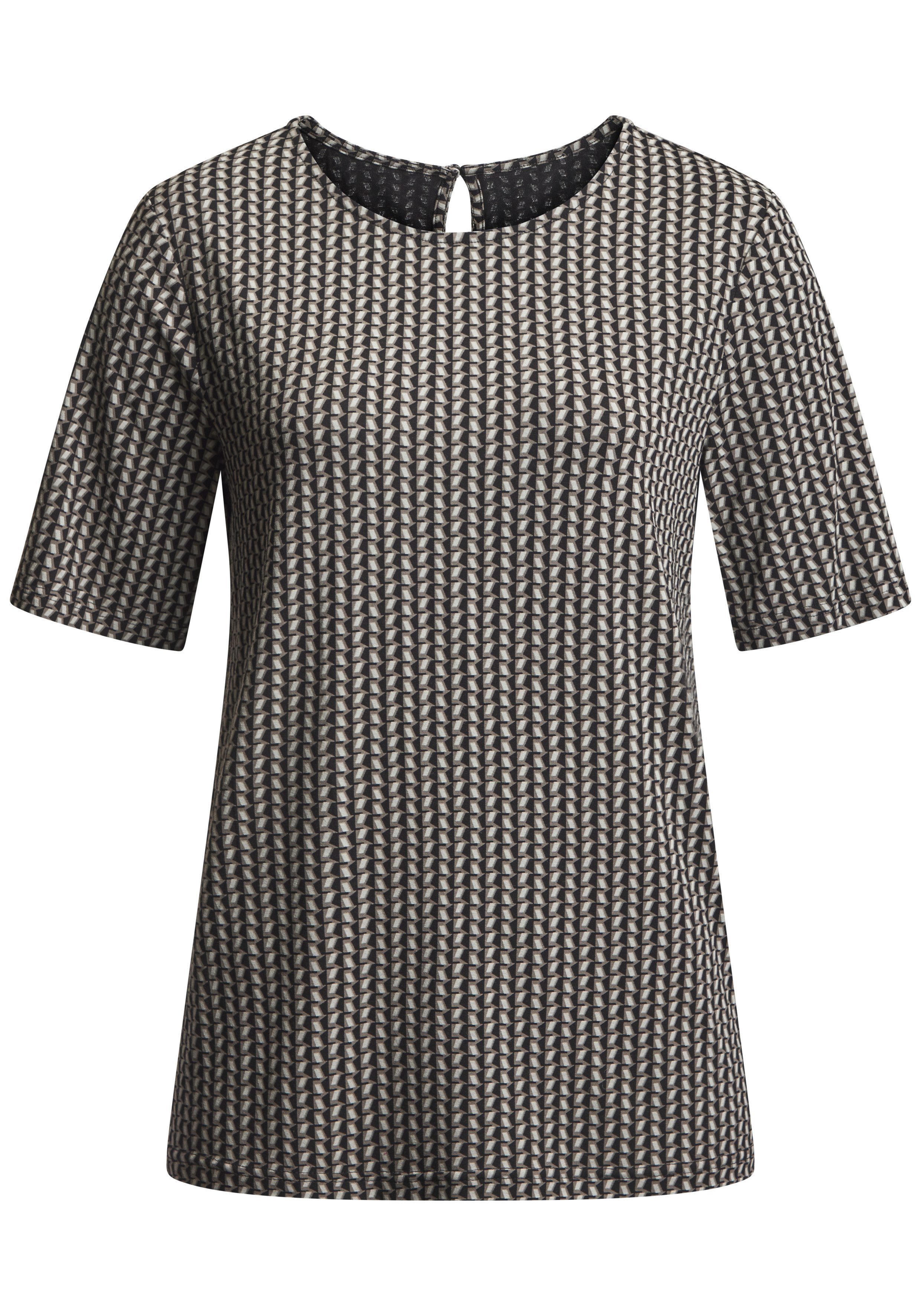 LASCANA T-Shirt (1-tlg) schönes Knopfdetail hinten