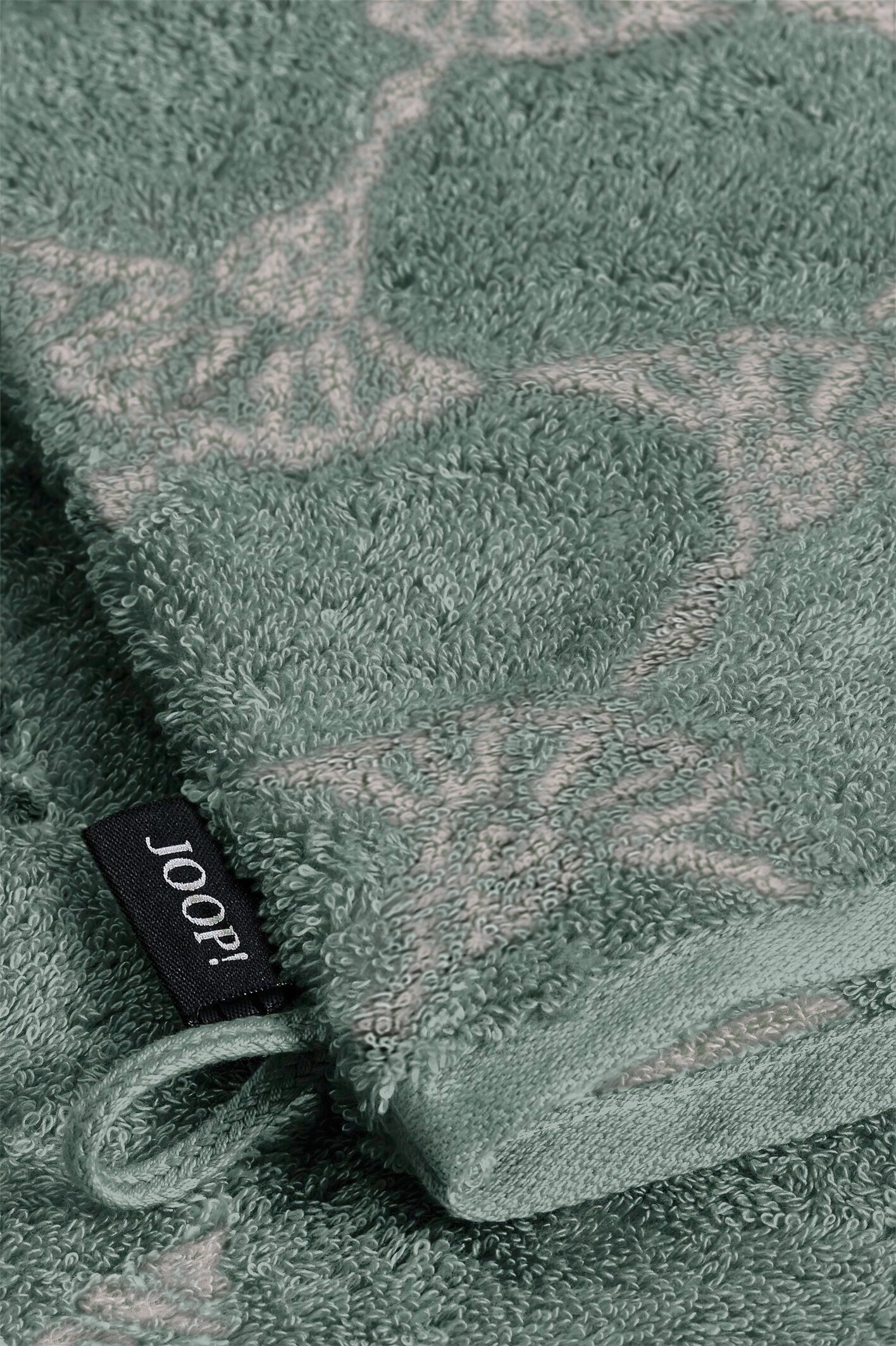 JOOP! Waschhandschuh JOOP! LIVING - CLASSIC CORNFLOWER Waschhandschuh-Set, Textil (3-St)