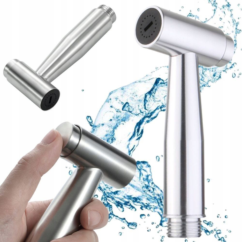 VERK GROUP Bidet Bidet Brause Handbrause WC Dusche Hygienedusche Aluminium, 1 tlg.