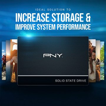 PNY CS900 2.5'' SATA III SSD 1TB interne SSD (1TB) 2,5" 535 MB/S Lesegeschwindigkeit, 515 MB/S Schreibgeschwindigkeit
