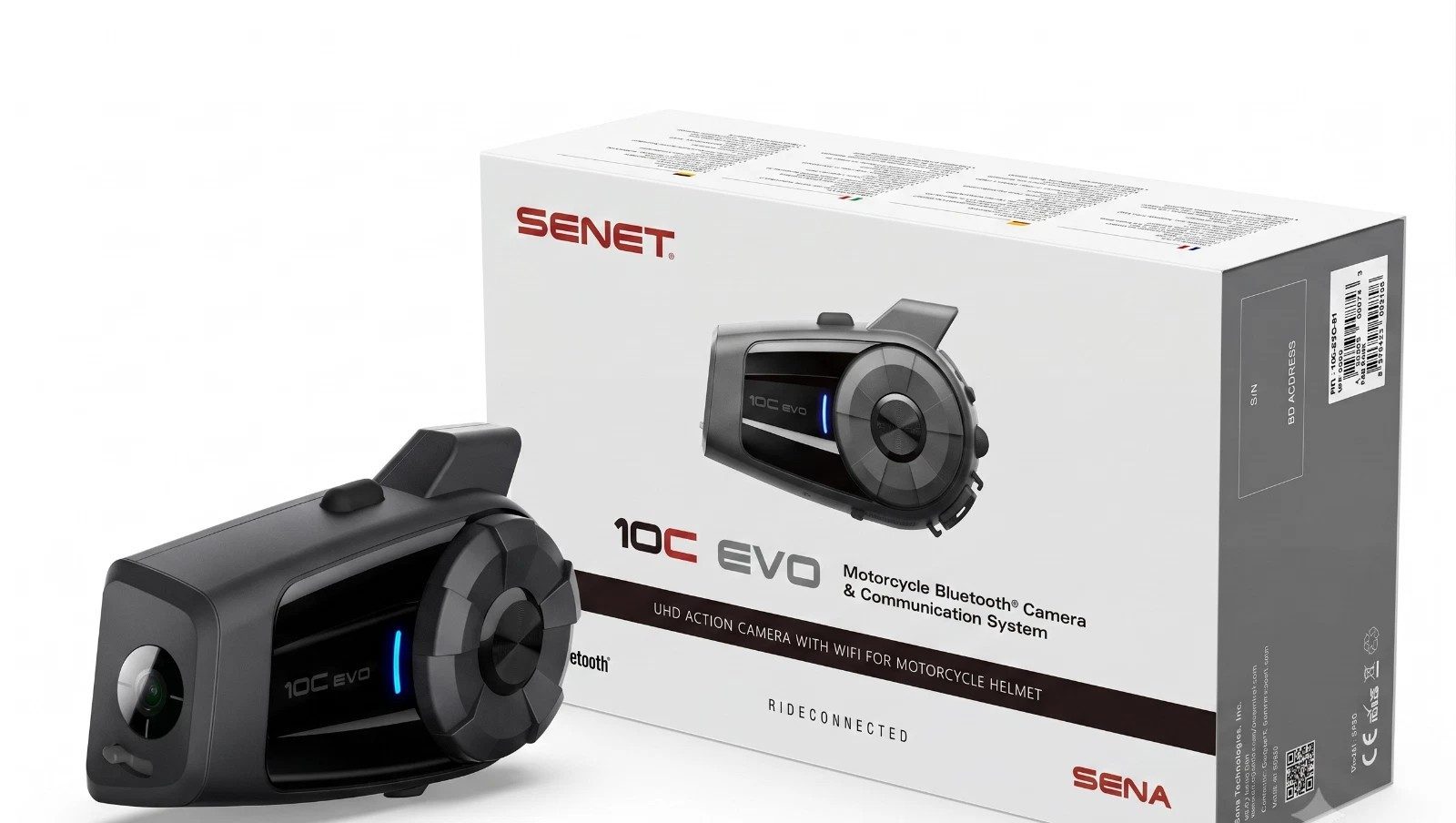 Sena SENA 10C EVO Motorrad Headset mit 4K Kamera Wireless-Headset