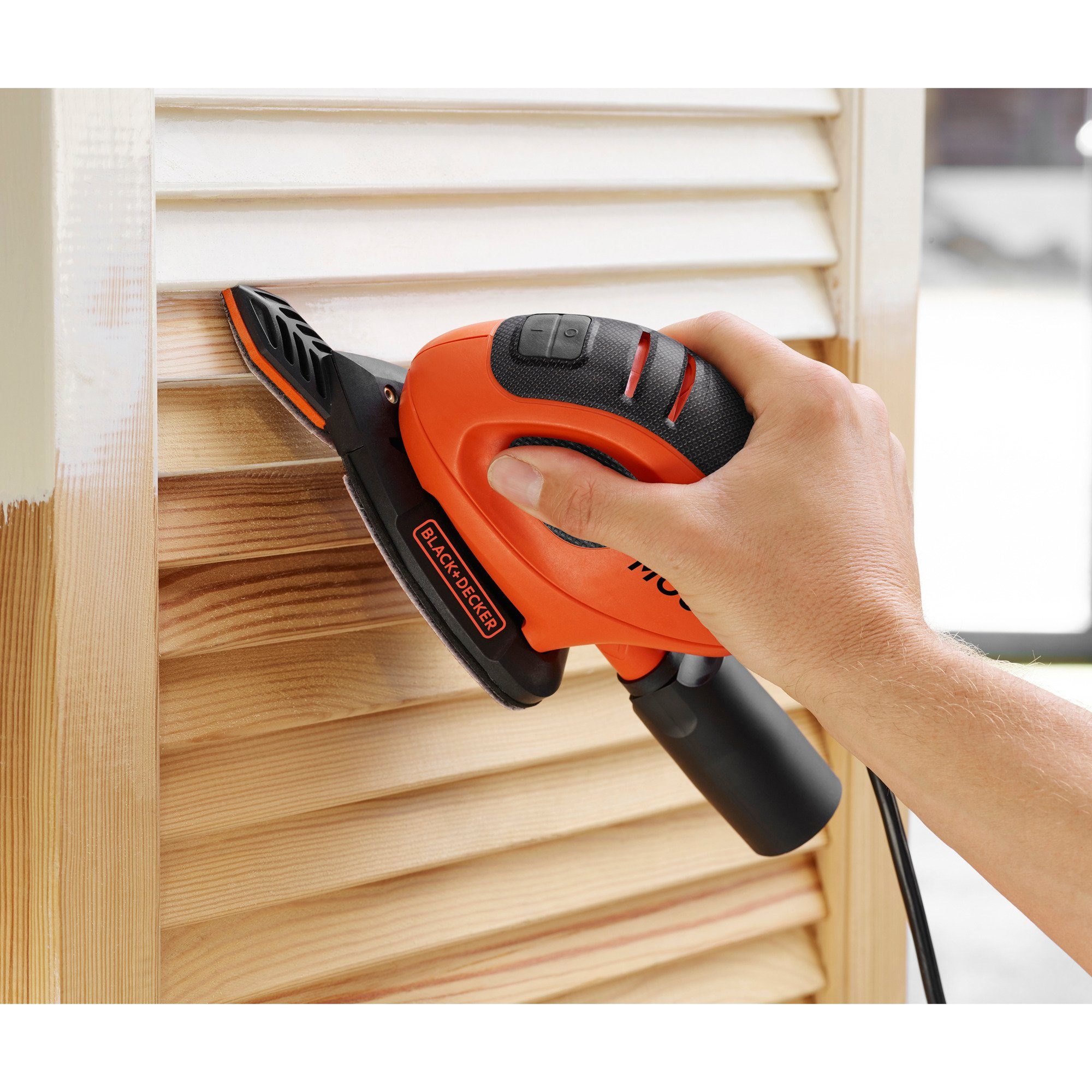 Black + Decker Deltaschleifer BLACK+DECKER Kompakt-Mouse BEW230K-QS