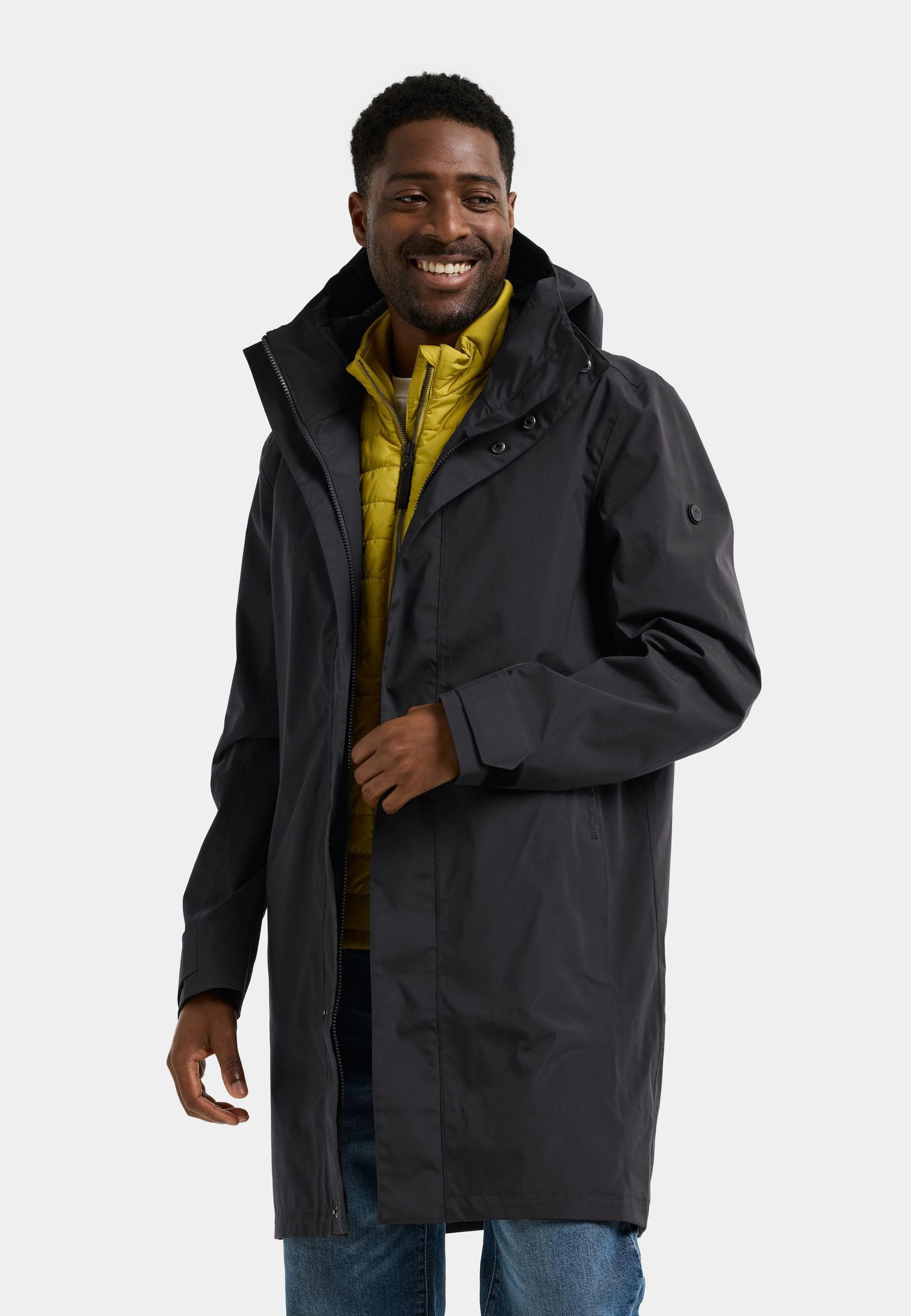 Didriksons Parka George Parka mit Kapuze mit Taschen