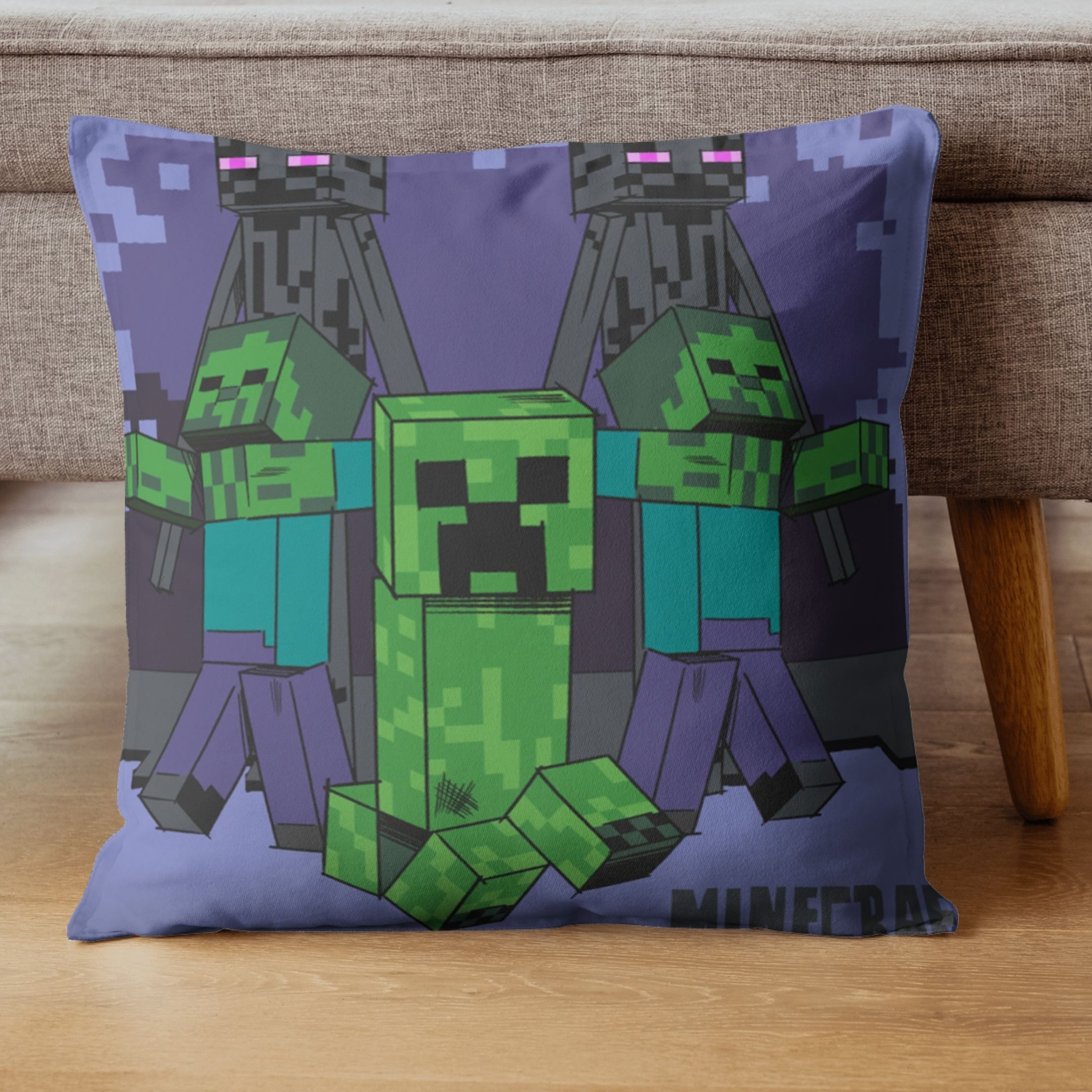 Minecraft Dekokissen Minecraft Creeper Kissen, 40 x 40 cm, superweich