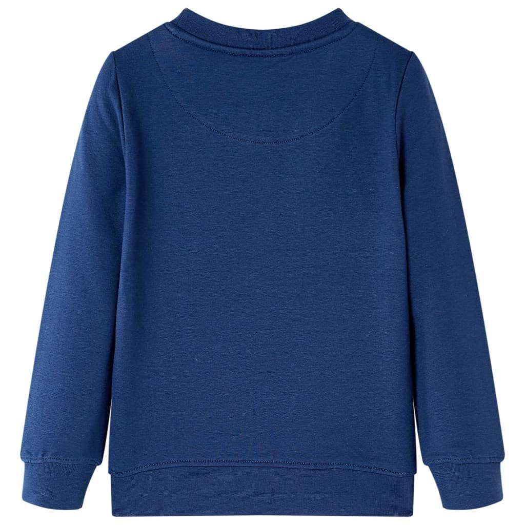 vidaXL Sweatshirt Kinder-Sweatshirt Marineblau 128 – Bild 2 von 5