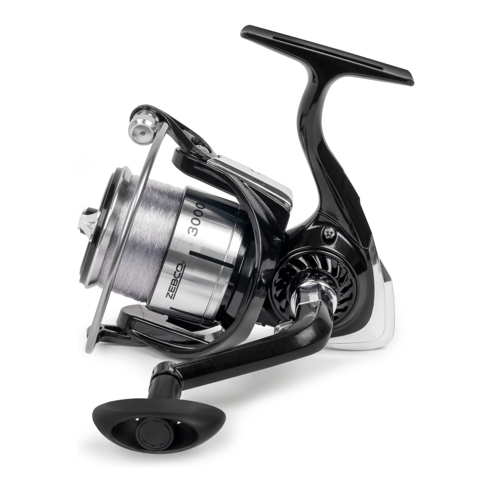 Zebco Stationärrolle Allrounder FD 3000 Rolle mit 0.26mm Mono)