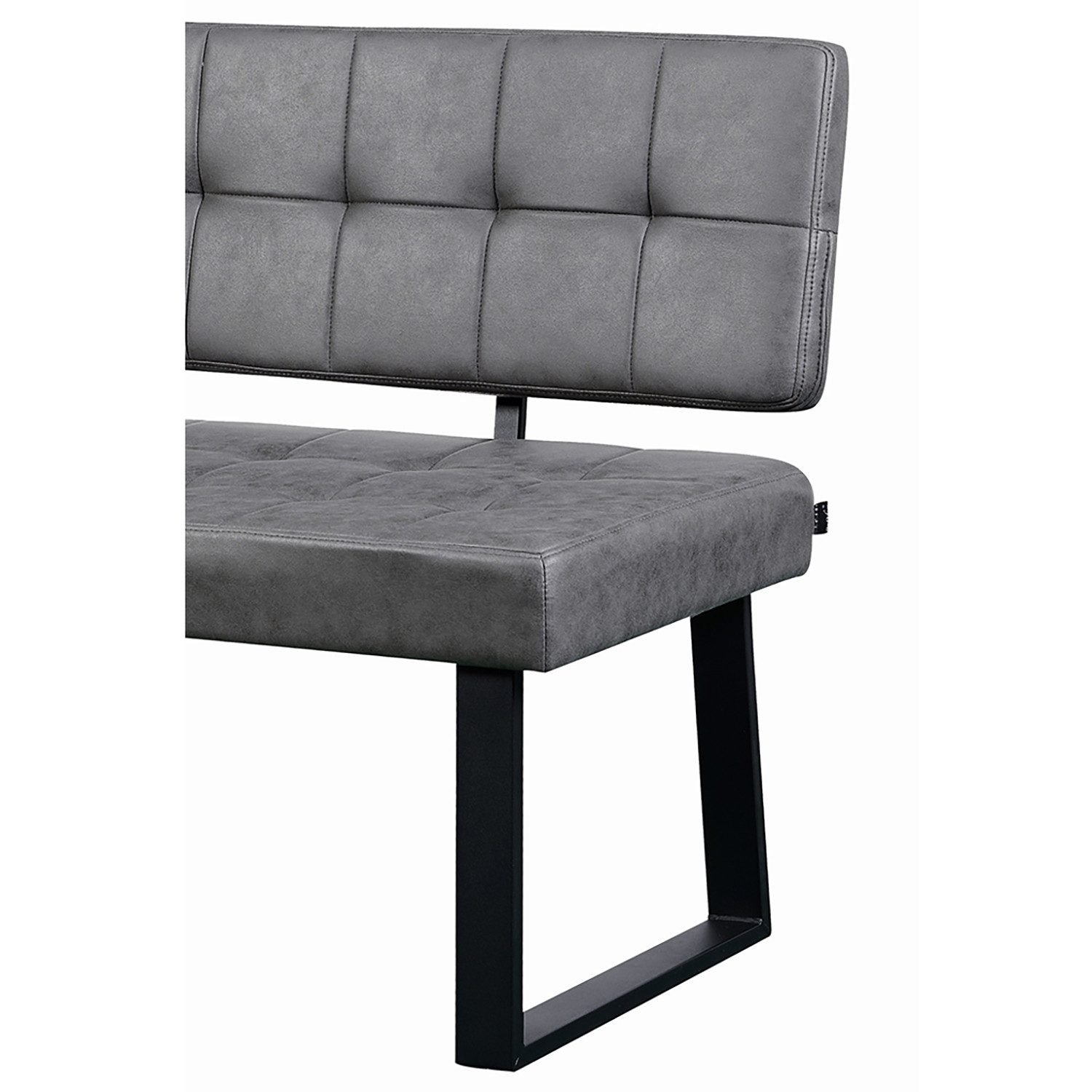 B&D home Eckbank AKA (2-St), beidseitig montierbar, gepolstert, mit Rückenlehne, verschiedene Maße