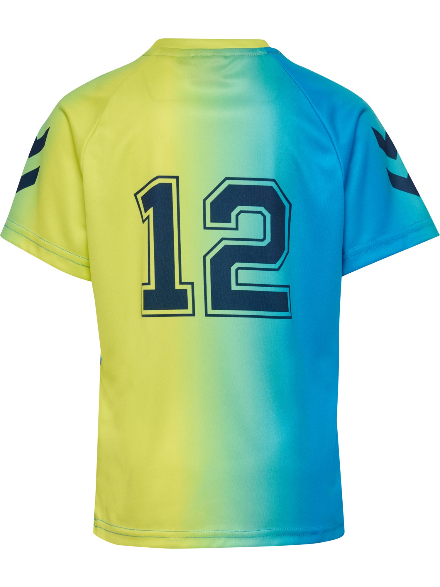 hummel Sportanzug hmlSHIMMER SET (Set, 0-tlg), Set aus Shorts und T-Shirt, mit schimmernden Details, bequeme Passform