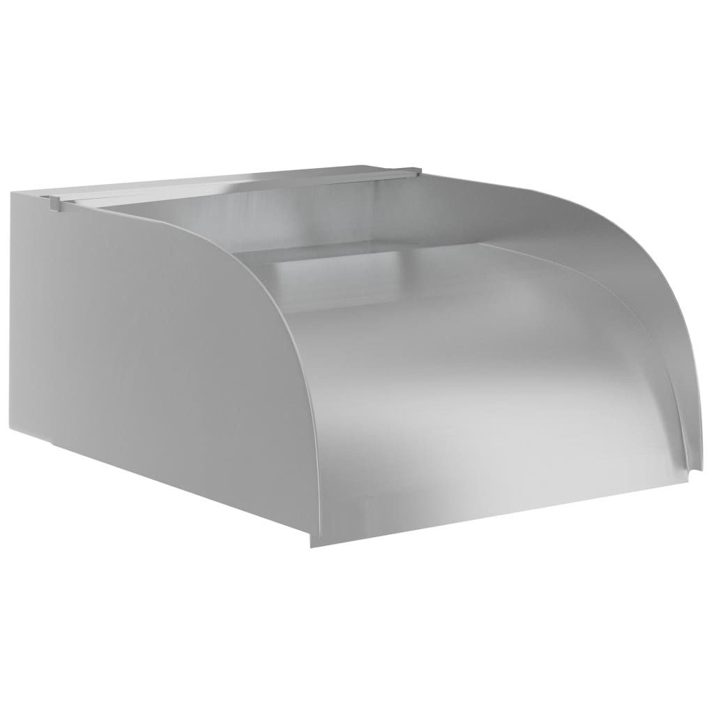 vidaXL Wasserfall Wasserfall mit LEDs 30x34x14 cm Edelstahl 304