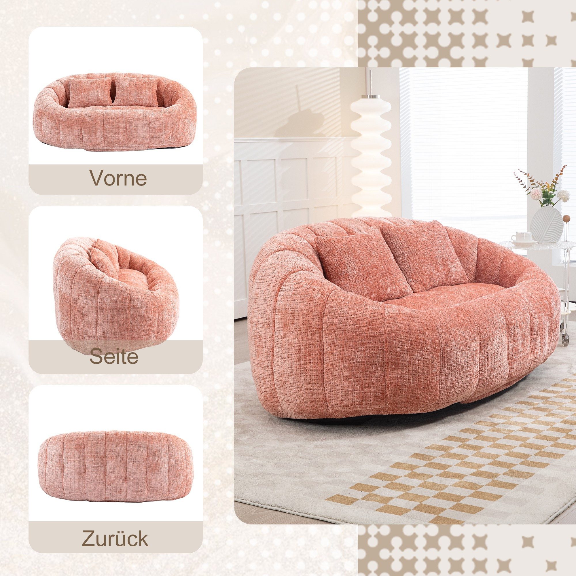 BlingBin Sitzsack Memory Schaumstoff-Sitzsack Sessel Beanbag günstig online kaufen