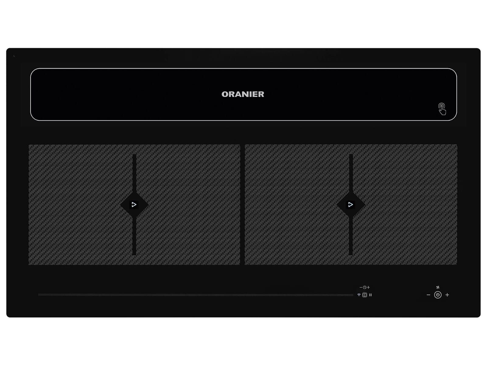 Oranier Kochfeld mit Dunstabzug 2094 59, Timer, TouchControl-Bedienung