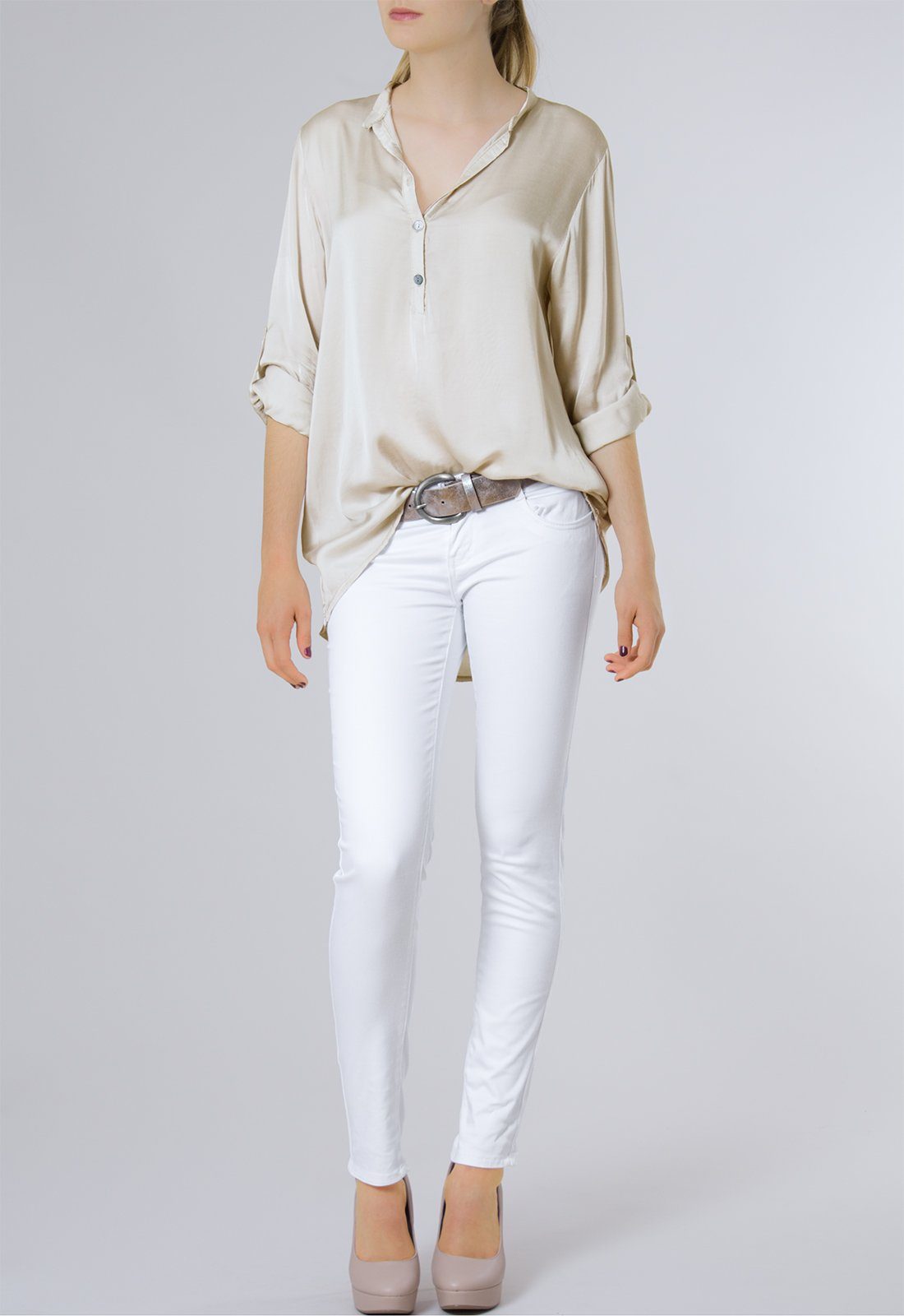 Caspar Shirtbluse BLU003 lässig elegante Damen günstig online kaufen