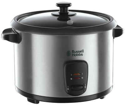 RUSSELL HOBBS Reiskocher 19750-56 »Cook@Home», 700 W, inkl. Reislöffel & Messbecher, Dampfkorb für Gemüse/Fisch