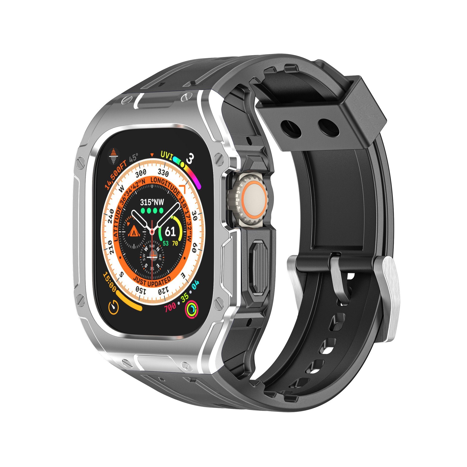 Hülle Uhrenarmband Schutzhülle Watch FELIXLEO iwatch8Ultra49mm Apple für