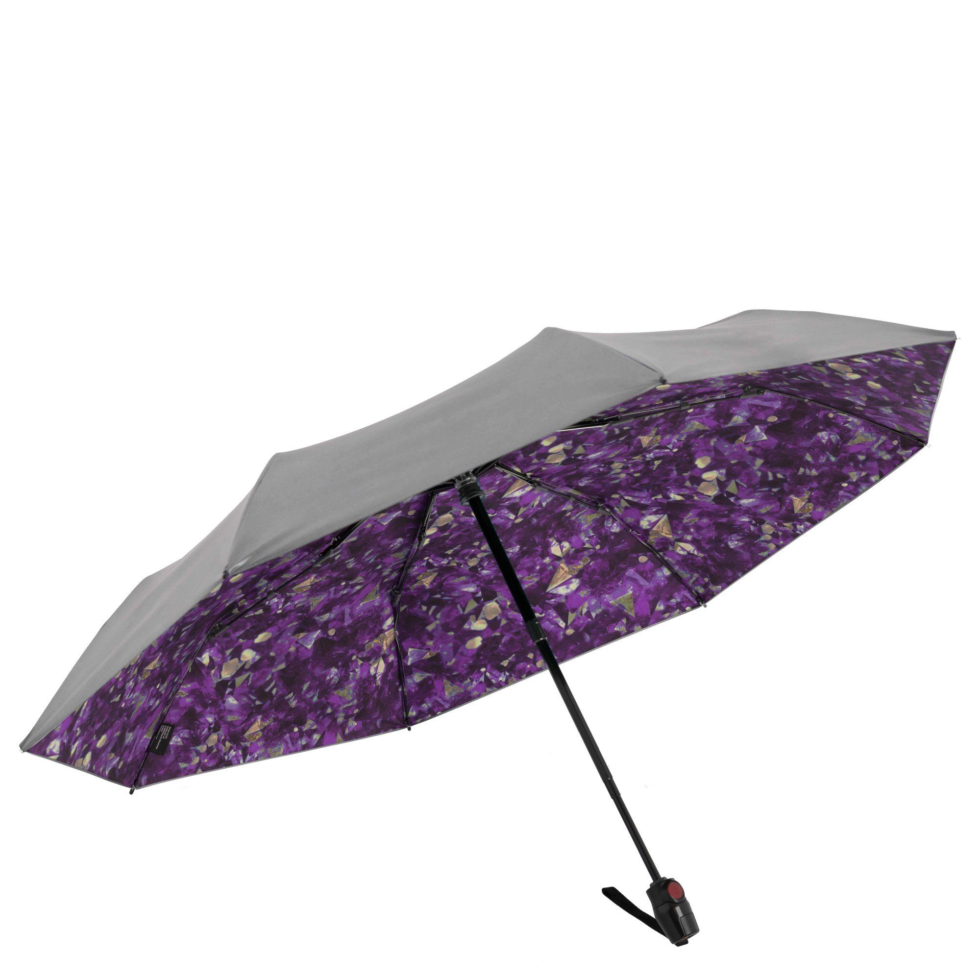 Knirps® Taschenregenschirm T.200 M Duomatic - Taschenschirm Regenschirm feel purple