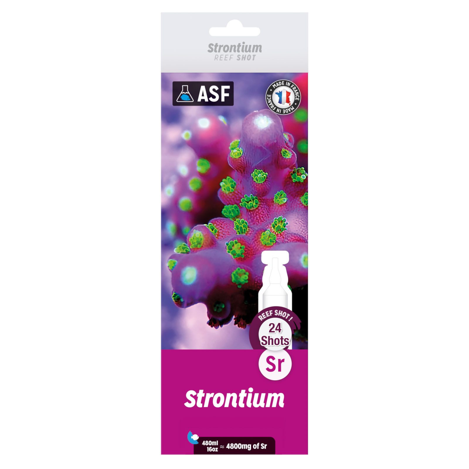 Aquarium Systems Aquariumpflege Strontium shots, 24x 20 ml