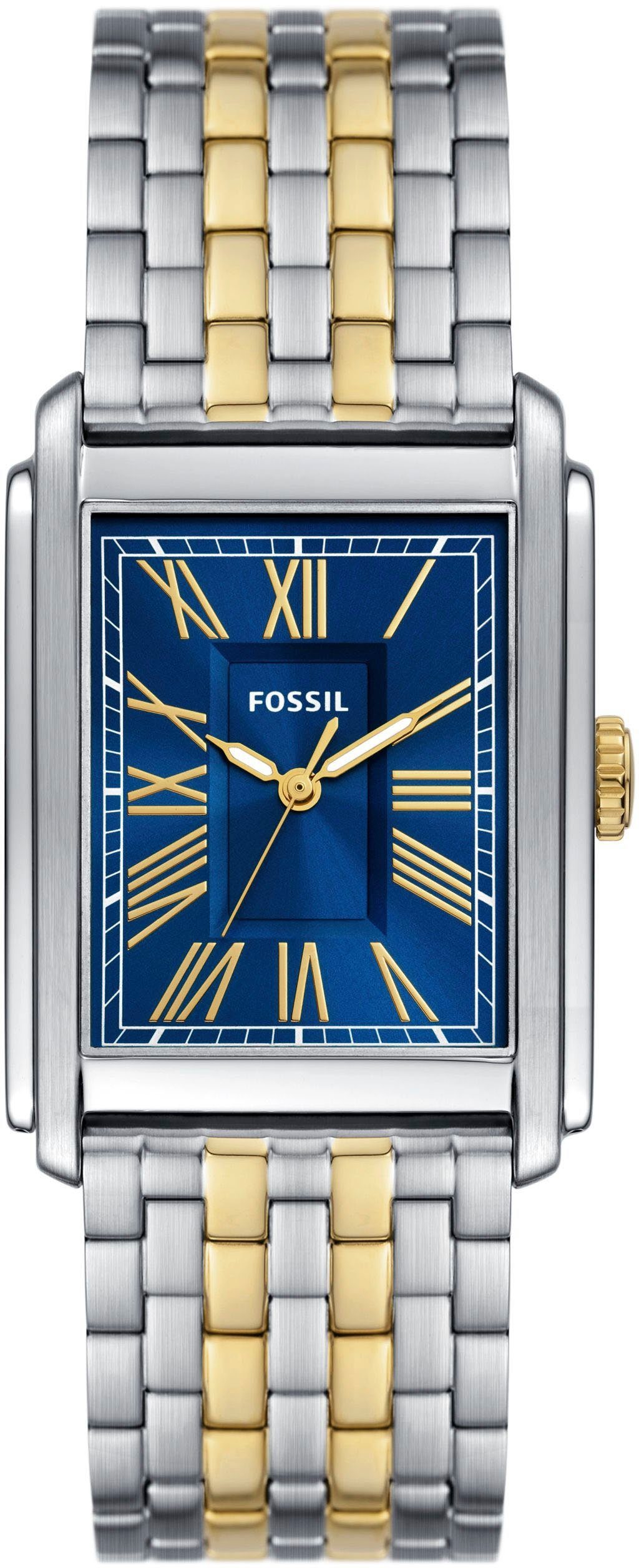 Fossil Quarzuhr CARRAWAY, FS6010, Armbanduhr, Herrenuhr, analog