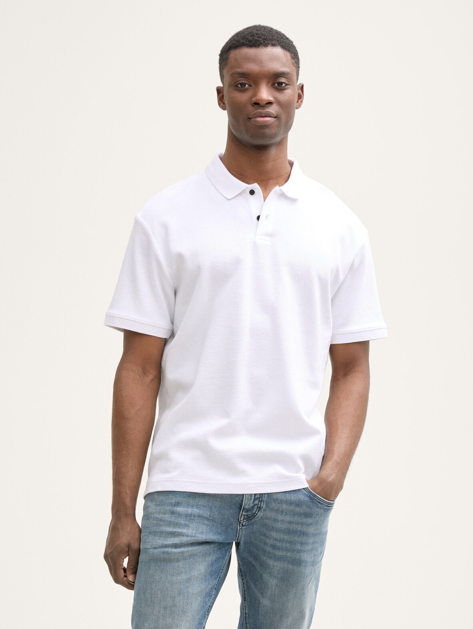 TOM TAILOR Denim Poloshirt Relaxed Fit günstig online kaufen