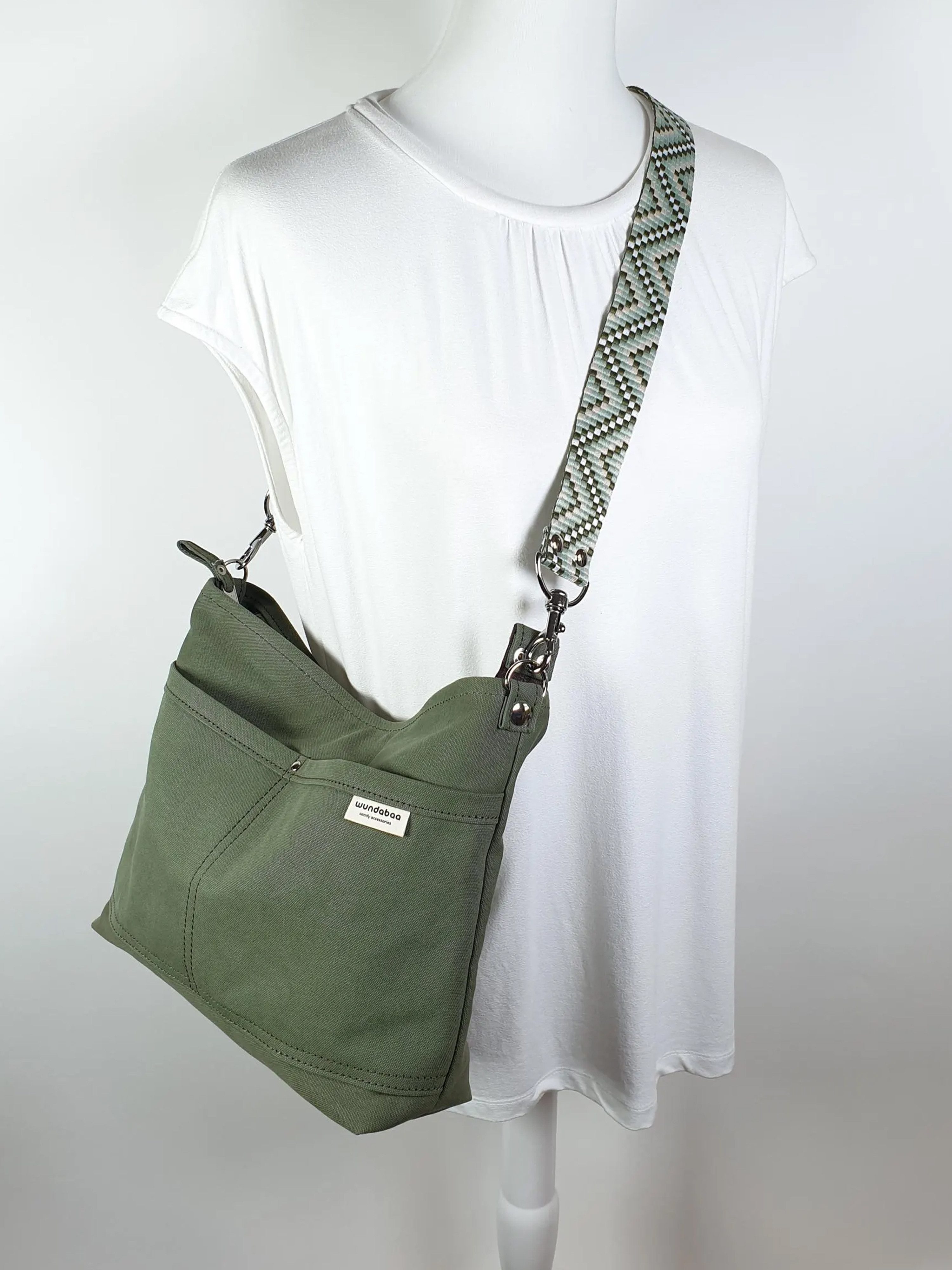wundabaa Umhängetasche Damen Canvas S
