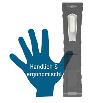 ANSMANN AG LED Arbeitsleuchte wiederaufladbare Inspektionsleuchte 10W LED, inkl. Ladestation
