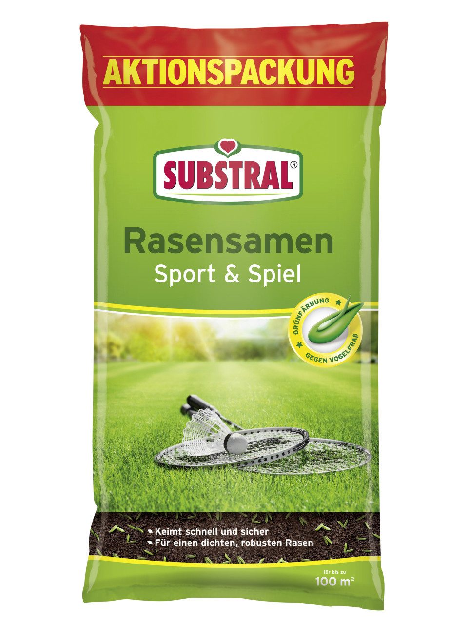 Substral Rasensamen Substral Sport & Spiel Rasensamen 2 kg für 100 m²