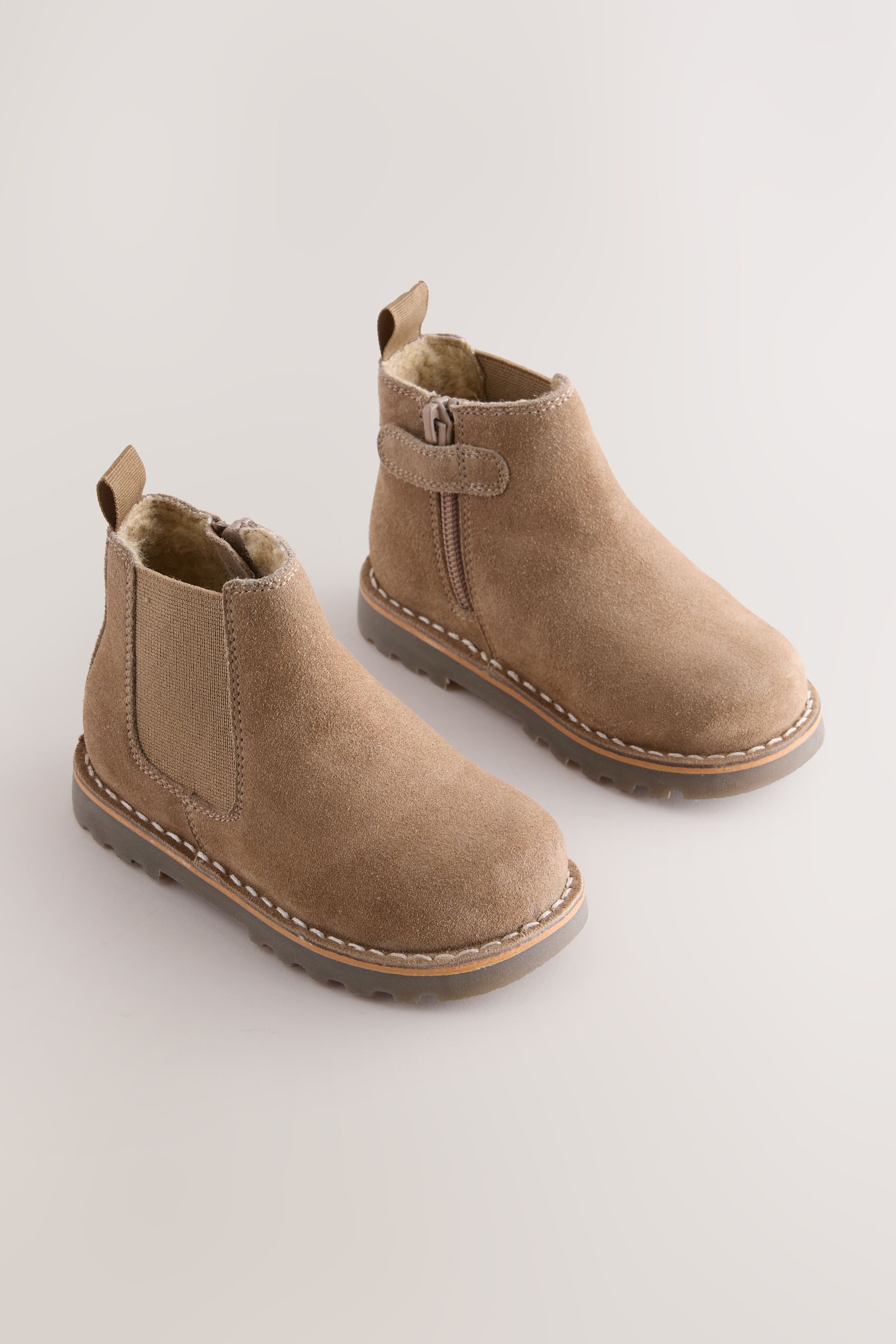 Next Stiefelette aus Veloursleder Babystiefel (1-tlg)