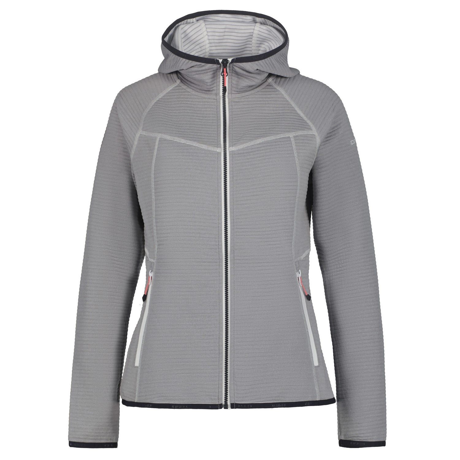 Icepeak Strickfleecejacke Midlayer Berryville mit Kapuze