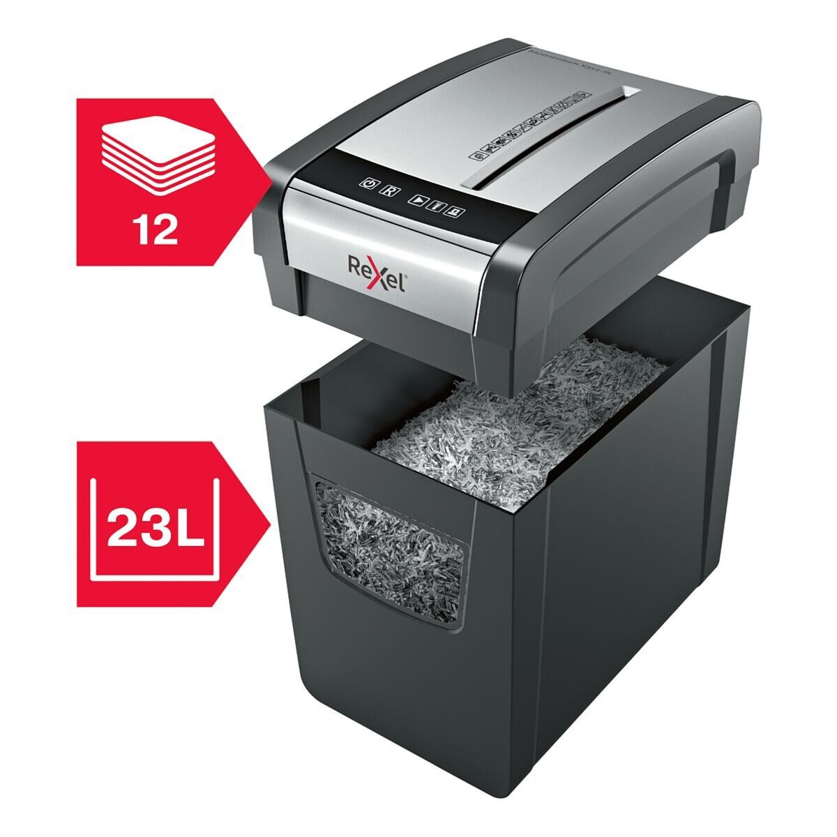 REXEL Aktenvernichter Momentum X312-SL Slimline, Shredder