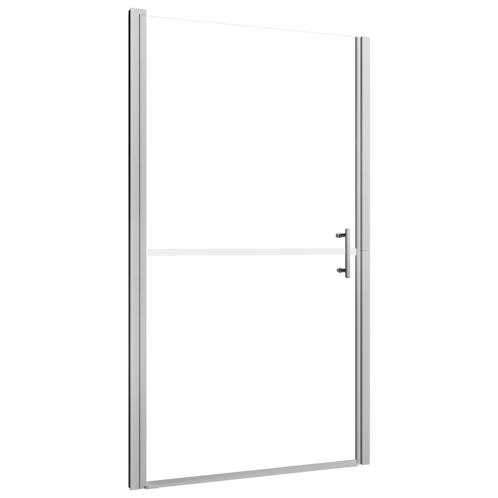 vidaXL Dusch-Einflügeltür, Duschtür Mattes Hartglas 81x195 cm