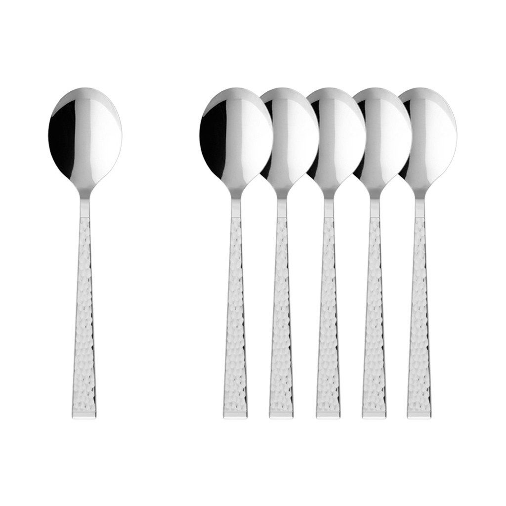 Villeroy & Boch Suppenlöffel Blacksmith Tafellöffel 202 mm 6er Set (6 Stück)