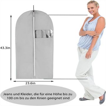 RefinedFlare Kleidersack 6-teiliger Kleidersack, wasserdicht, mit Reißverschluss