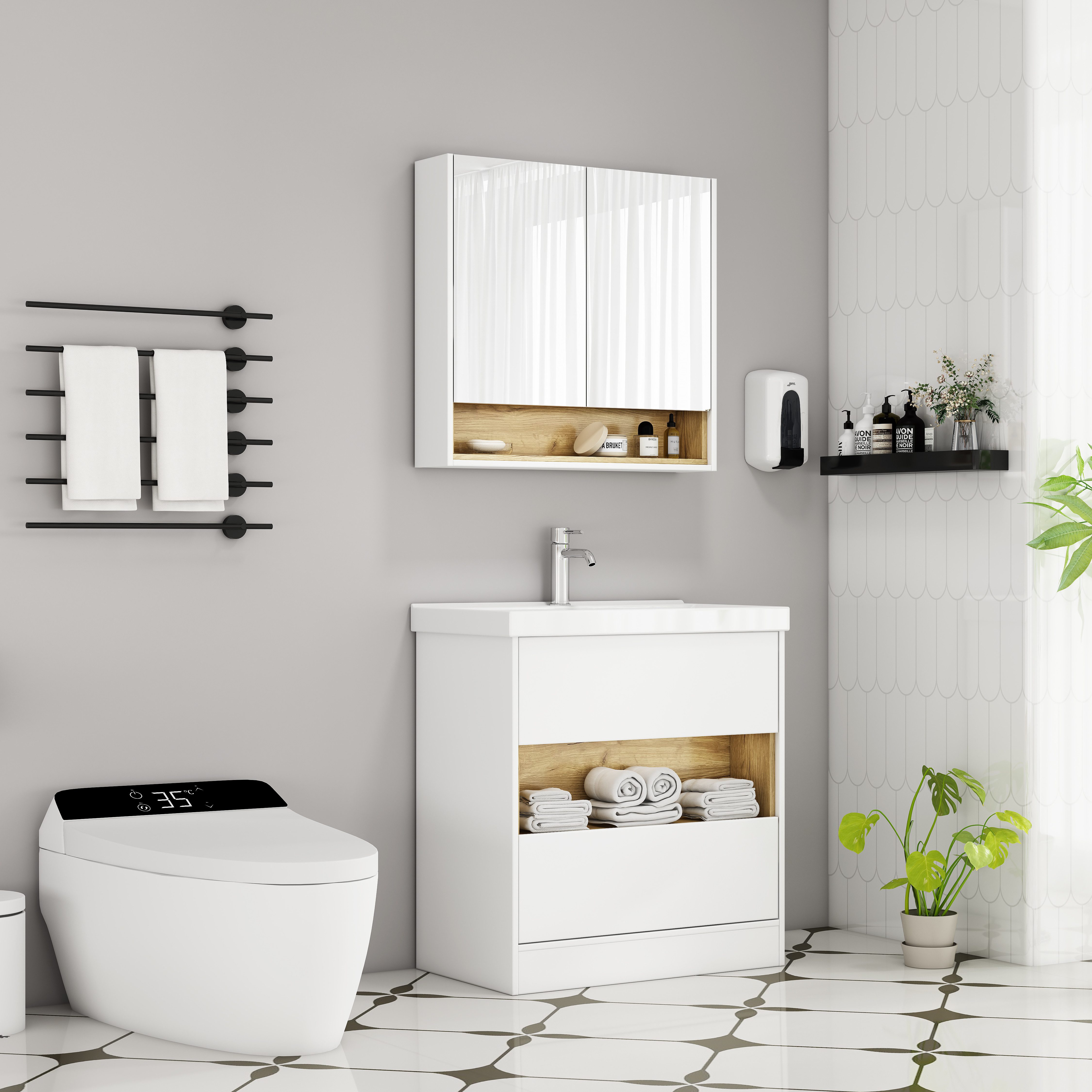 welltime Badezimmer-Set Valencia
