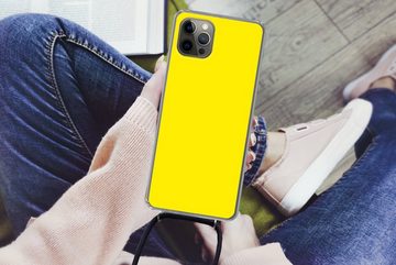 MuchoWow Handyhülle Gelb - Zitrone - Neon - Farben, Handyhülle Telefonhülle Apple iPhone 13 Pro