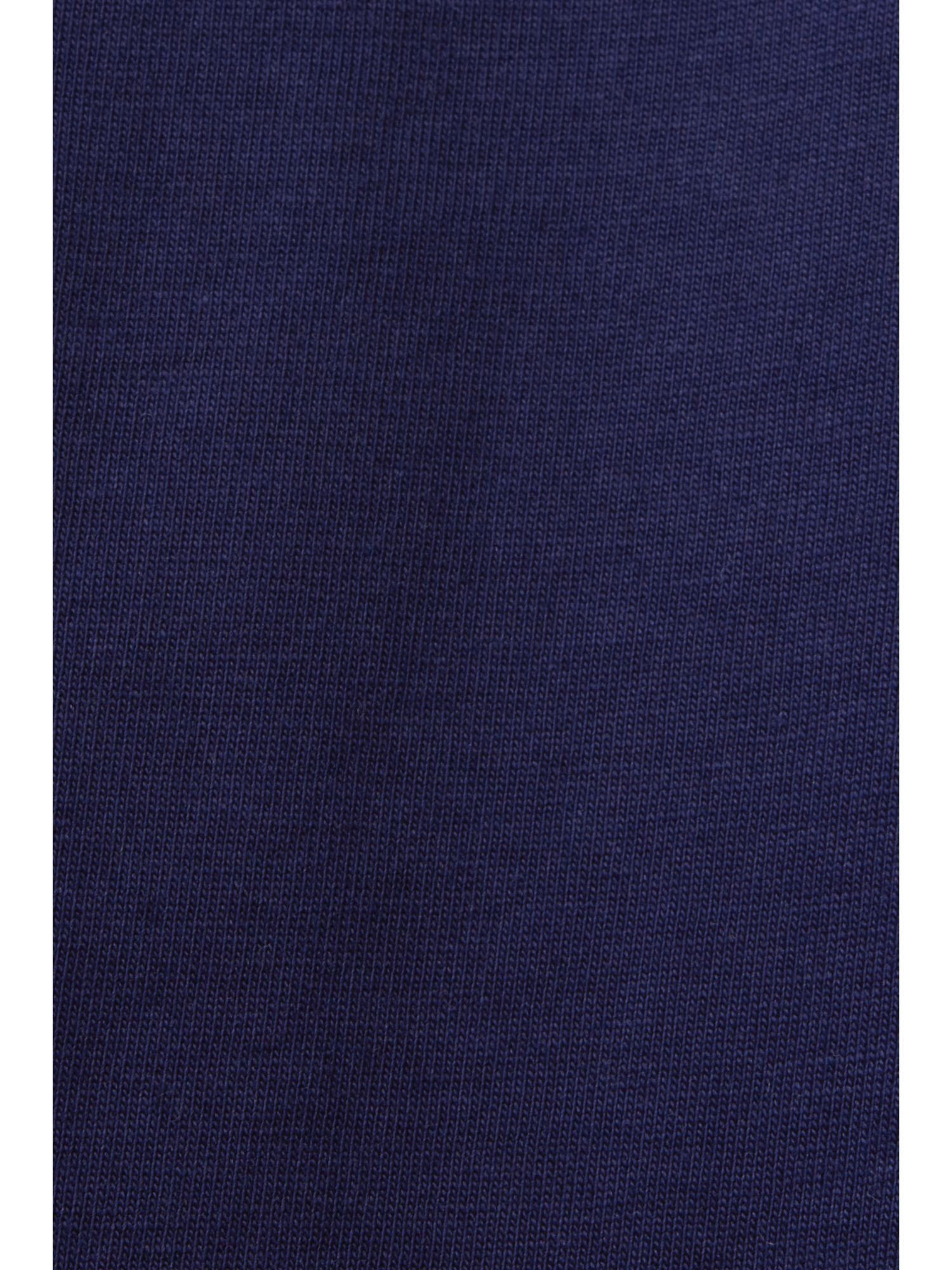 mit T-Shirt Jersey-T-Shirt (1-tlg) DARK Print Esprit BLUE