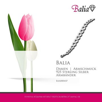 Balia Silberarmband Balia Armband für Damen glänzend (Armband), Damen Armband (Kreise) ca. 19,5cm, 925 Sterling Silber, Farbe: silber