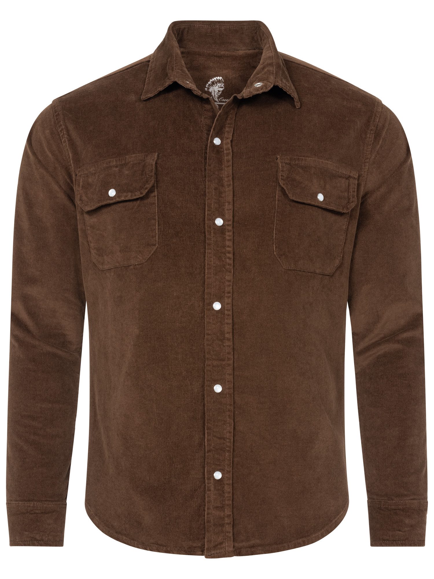 Rock Creek Outdoorhemd Cordhemd Herren Hemd H-412 Langarm, Kentkragen