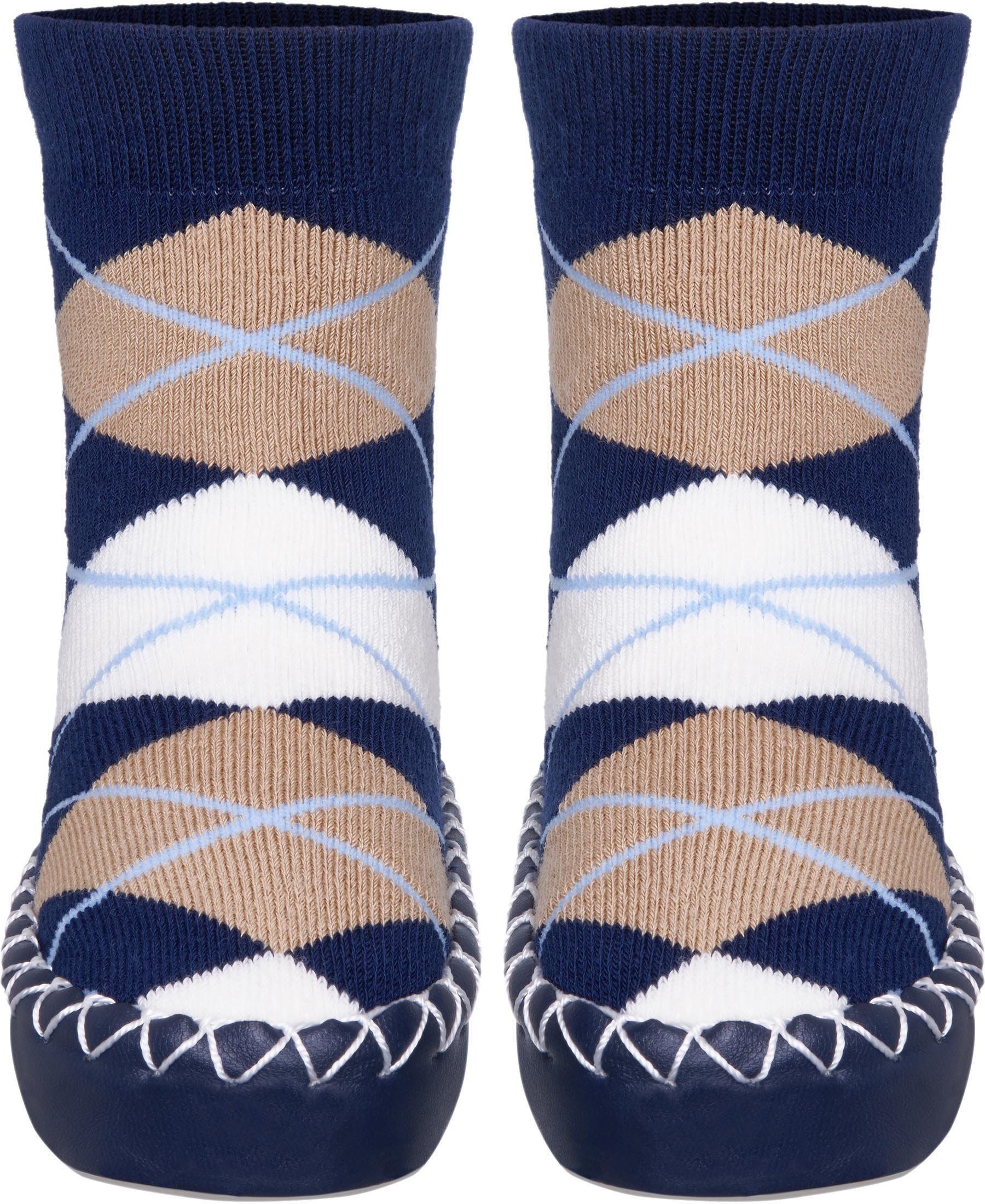 Playshoes Hüttenschuh Karo Hausschuh – Bild 2 von 4