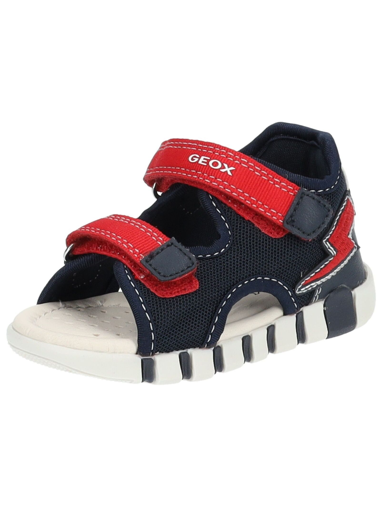 Geox Sandalen Lederimitat/Mesh Riemchensandalette
