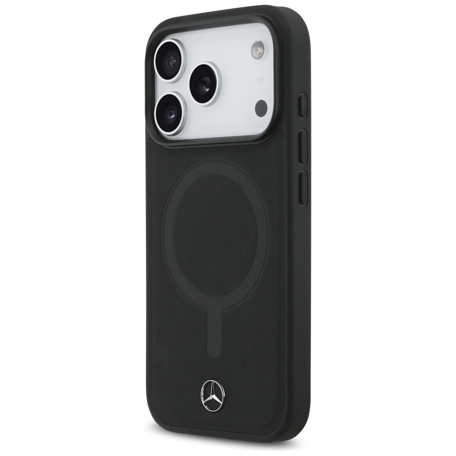 Mercedes Smartphone-Hülle Mercedes Apple iPhone 17 Pro Max Plain Smooth Leather MagSafe Hülle