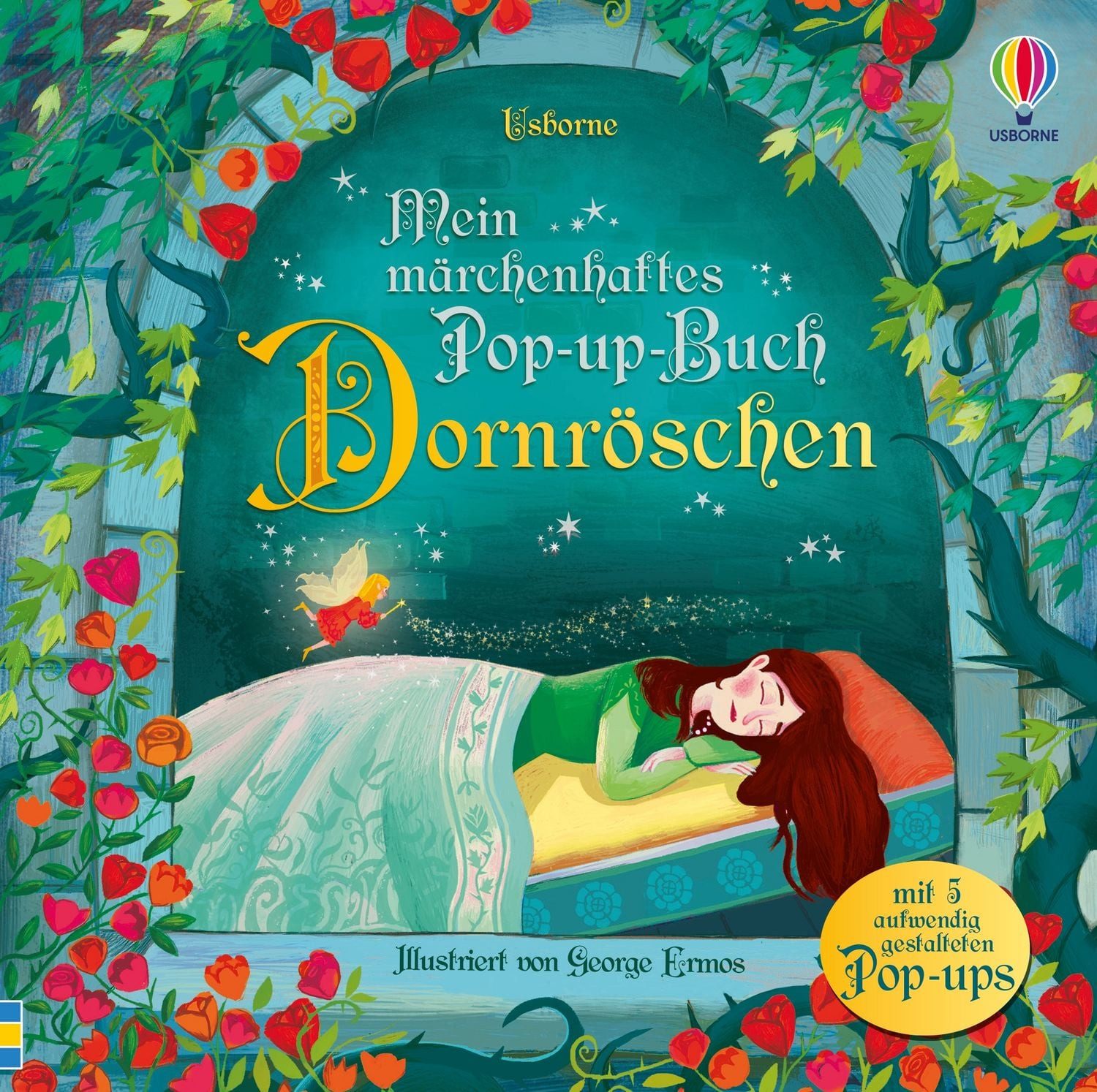 Kinderbuch Mein märchenhaftes Pop-up-Buch: Dornröschen mit Kindern den Märchen-Kl Susanna Davidson